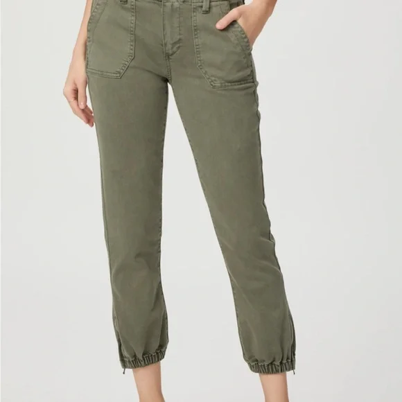 PAIGE Olive Ankle & Cropped Jeans - Picture 2 of 6